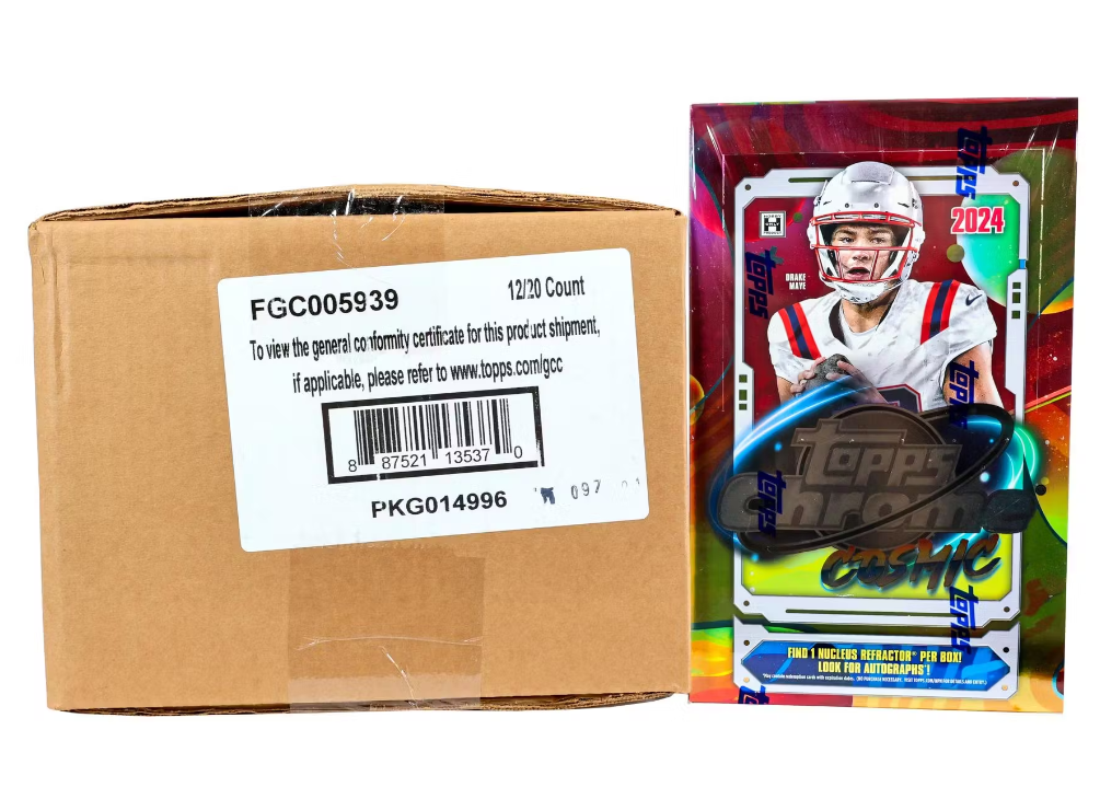 2024 Topps Cosmic Chrome Football Hobby 12-Box Case