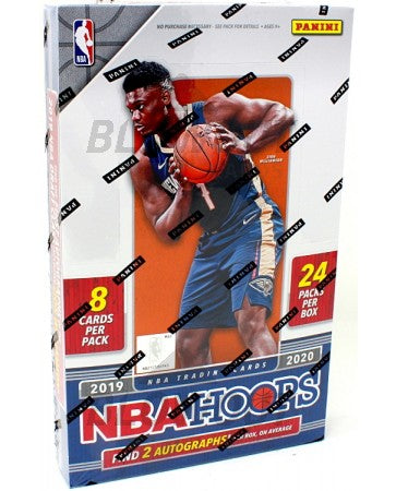 2019/20 Panini NBA Hoops Basketball Hobby 20 Box Case