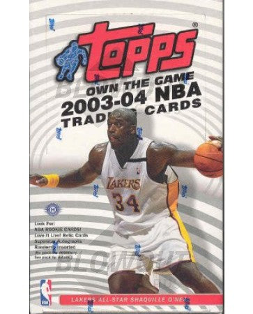 2003/04 Topps Basketball Hobby Box