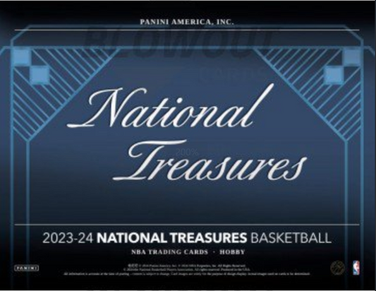 2023/24 Panini National Treasures Basketball Hobby 4 Box Case