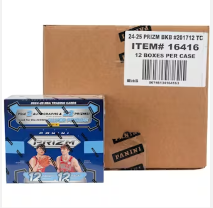 2024/25 Panini Prizm Basketball Hobby 12 Box Case