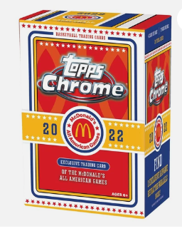 2022 Topps Chrome McDonald's All American Basketball Blaster Box