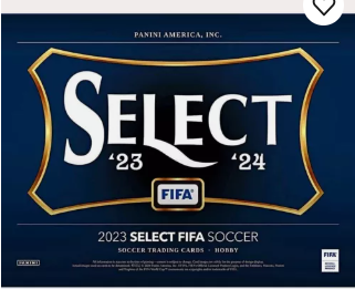 2023/24 Panini Select FIFA Soccer Hobby 12 Box Case