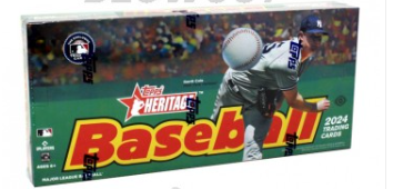 2024 Topps Heritage Baseball Hobby 12 Box Case
