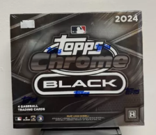 2024 Topps Chrome Black Baseball Hobby 12 Box Case