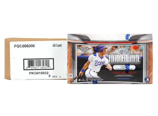 2025 Topps Tribute Baseball Hobby 4 Box Case