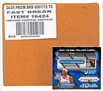 2024/25 Panini Prizm Basketball Fast Break 20 Box Case
